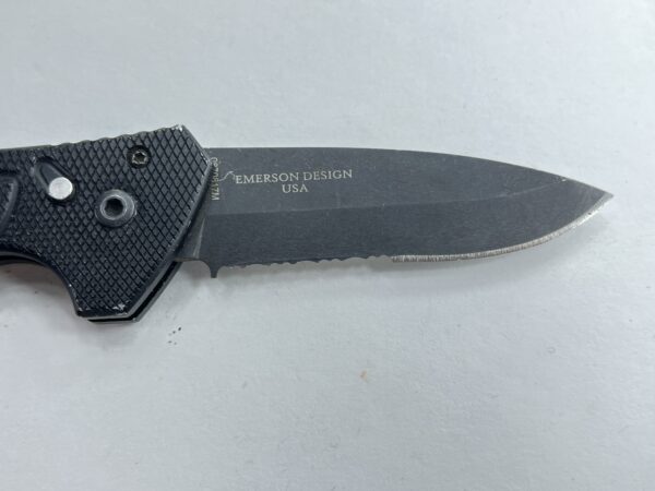 GERBER EMERSON ALLIANCE AUTO KNIFE, 154CM BLACK COMBO BLADE - Image 12