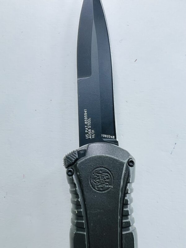 Smith & Wesson M&P AUS 8 OTF Spring Assisted Spear Point Knife - Image 8