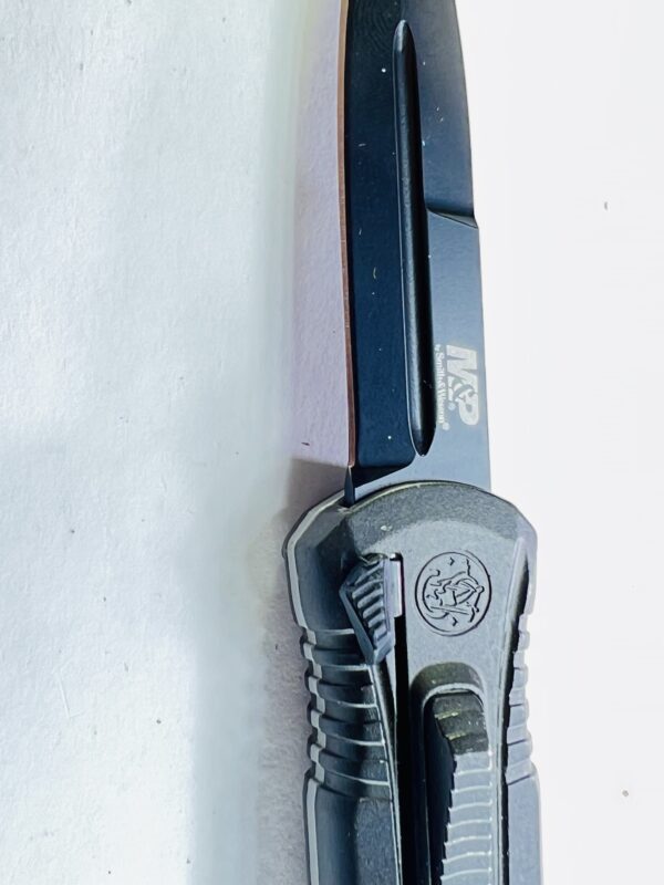 Smith & Wesson M&P AUS 8 OTF Spring Assisted Spear Point Knife - Image 11