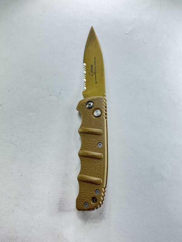 Boker Plus Kalashnikov 74 Desert Tan Auto Pocket Knife AUS 8 - Image 15