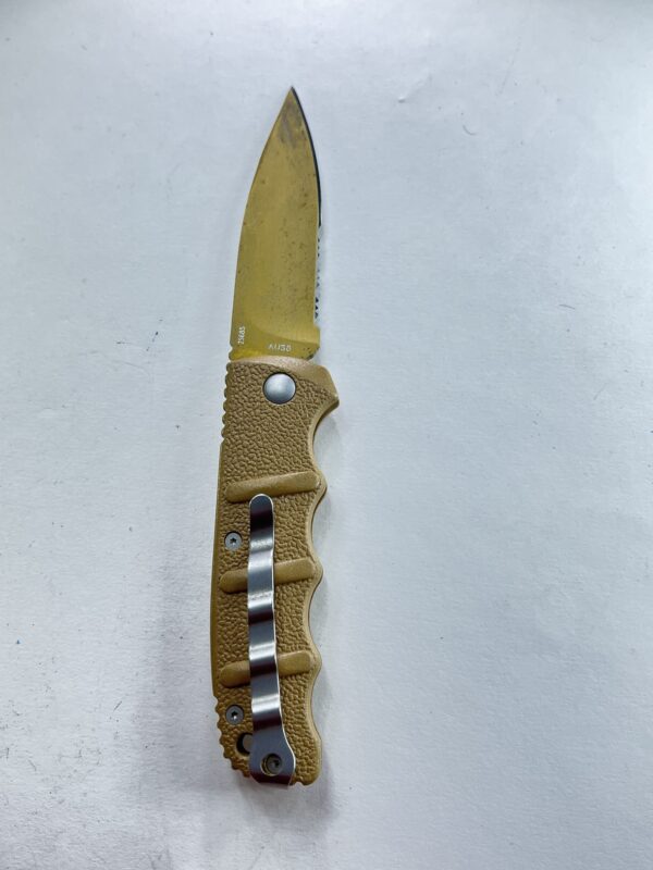 Boker Plus Kalashnikov 74 Desert Tan Auto Pocket Knife AUS 8 - Image 12