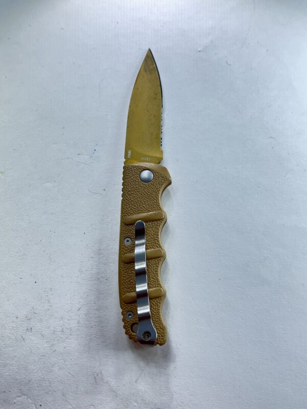 Boker Plus Kalashnikov 74 Desert Tan Auto Pocket Knife AUS 8 - Image 11