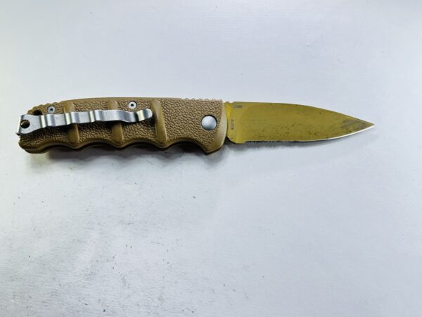 Boker Plus Kalashnikov 74 Desert Tan Auto Pocket Knife AUS 8 - Image 6