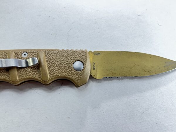 Boker Plus Kalashnikov 74 Desert Tan Auto Pocket Knife AUS 8 - Image 4