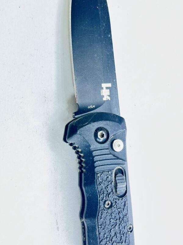 H&K Heckler & Koch Benchmade Patrol 14430 Tactical D2 Automatic Knife - Image 6