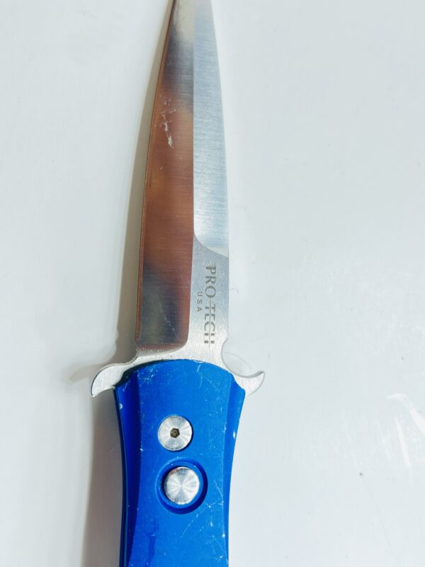 Pro-Tech USA The Don PR8 S/N 29 Automatic Knife Blue - Image 10