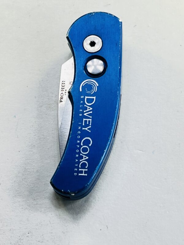 Pro-Tech USA Runt J4 Automatic Knife Blue Handle 154CM