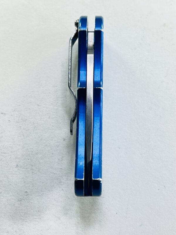 Pro-Tech USA Runt J4 Automatic Knife Blue Handle 154CM - Image 3